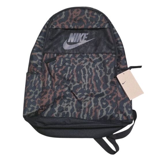 Nike Black Green and Brown Camo Backpack Sleek Urban Design - Picture 1 of 8